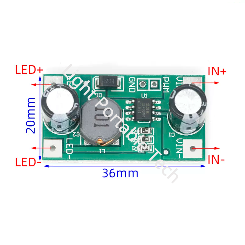 LED driver/constant current module/Input 5~35V/ Output 1W/350mA