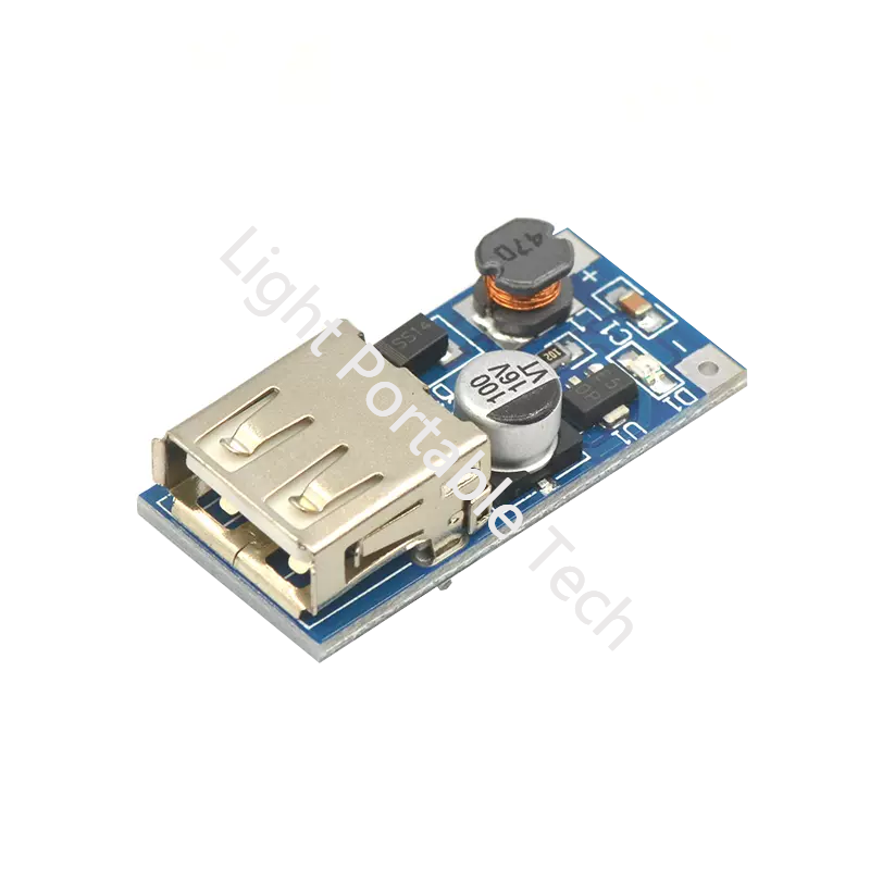 DC-DC adjustable USB boost power supply regulator module board 0.9V~5V liter 5V 1A
